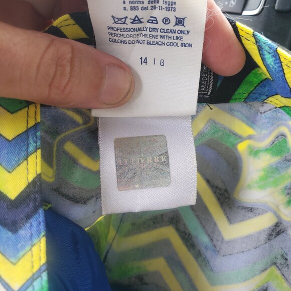 Gianni Versace Multicolored with "Stars" Pencil Skirt - Picture 4 of 6